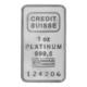 Credit Suisse 1 oz Platinum Bar