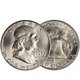 $10 FV Franklin Half Dollars AU