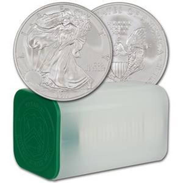 Compare silver prices of 2021 American Silver Eagle Tube of 20 - Type 1
