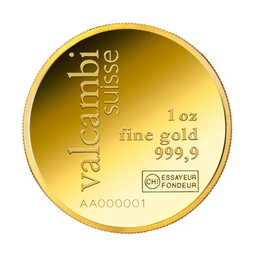 Compare gold prices of 1 oz Valcambi Gold Round