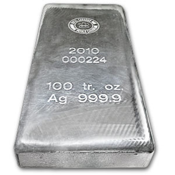 Best prices for 100 Ounce Silver Bars
